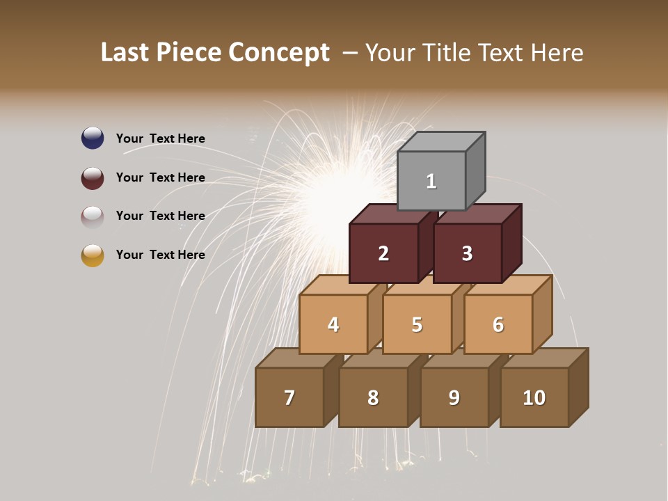 Red Sparkler Spin PowerPoint Template