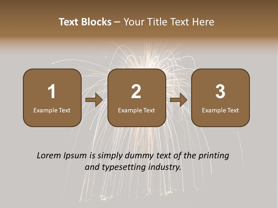 Red Sparkler Spin PowerPoint Template