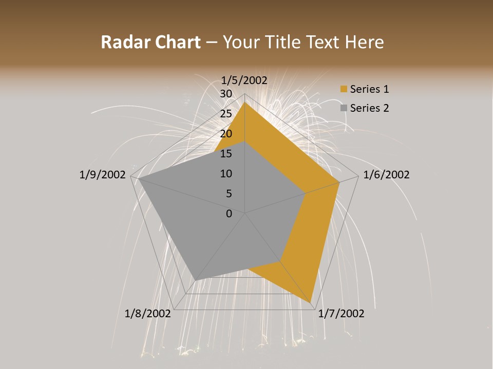 Red Sparkler Spin PowerPoint Template