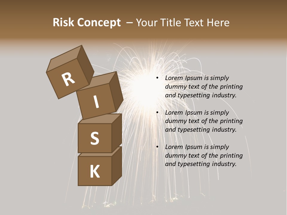 Red Sparkler Spin PowerPoint Template