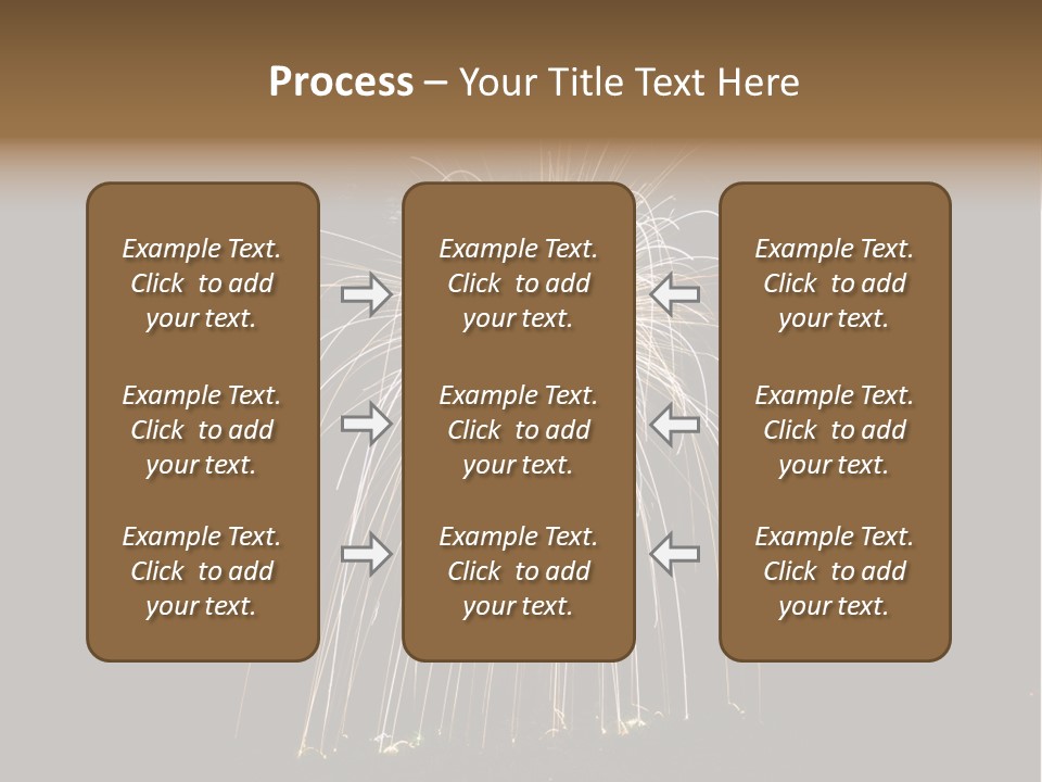 Red Sparkler Spin PowerPoint Template