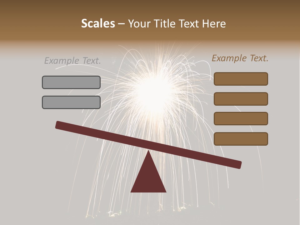 Red Sparkler Spin PowerPoint Template