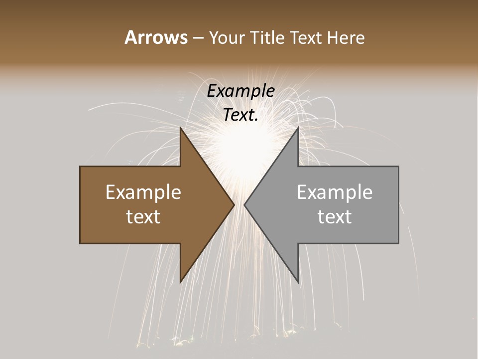 Red Sparkler Spin PowerPoint Template