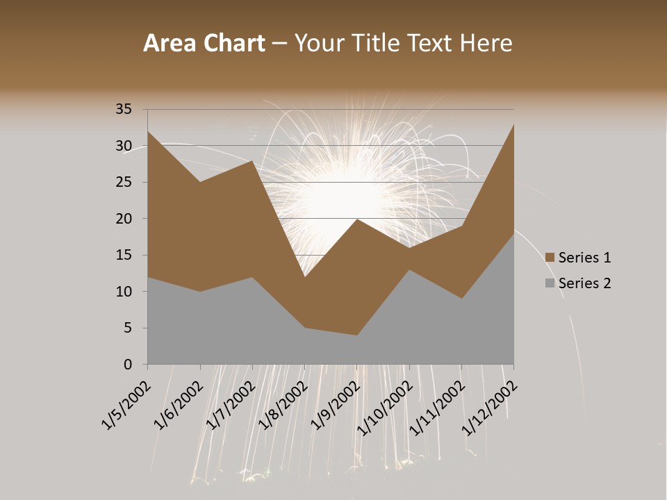 Red Sparkler Spin PowerPoint Template