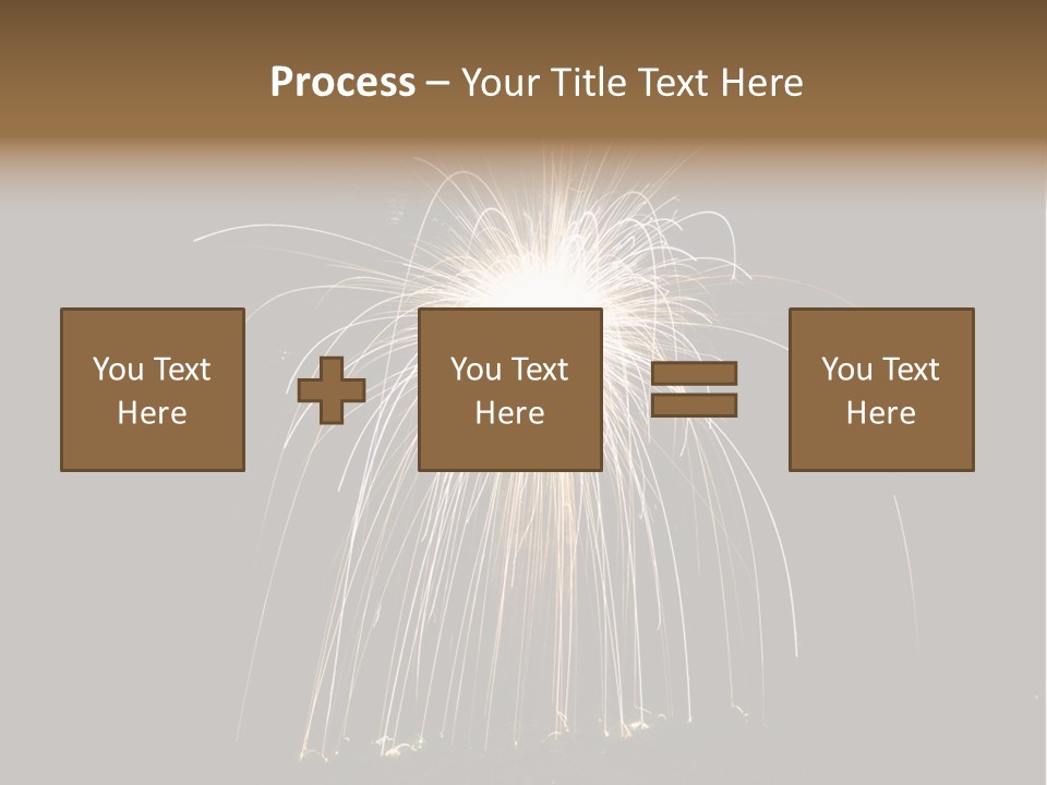 Red Sparkler Spin PowerPoint Template