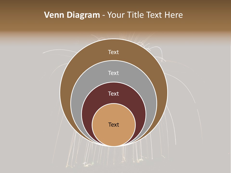 Red Sparkler Spin PowerPoint Template