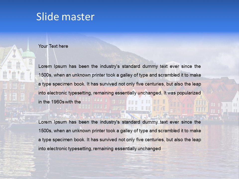 Norway Hills Landscape PowerPoint Template