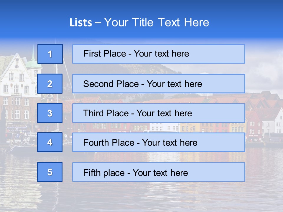 Norway Hills Landscape PowerPoint Template