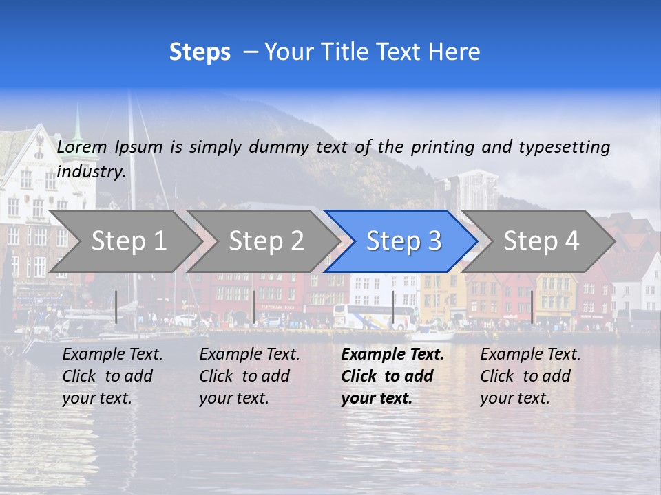 Norway Hills Landscape PowerPoint Template