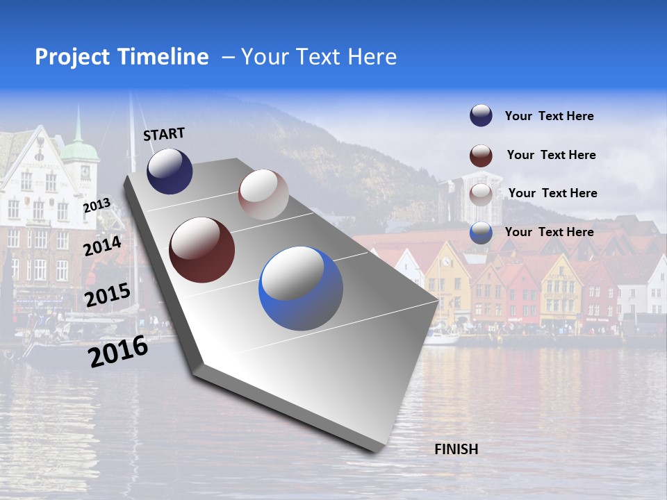 Norway Hills Landscape PowerPoint Template