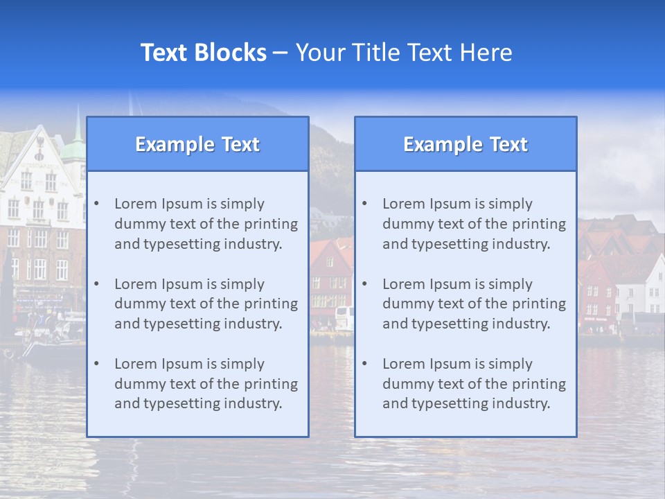 Norway Hills Landscape PowerPoint Template