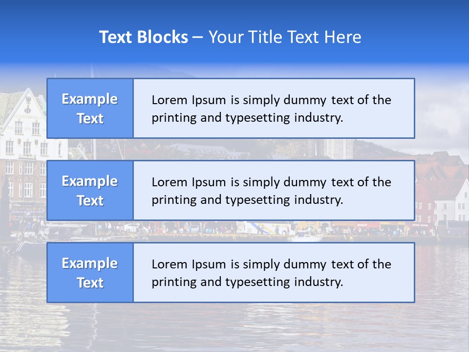 Norway Hills Landscape PowerPoint Template