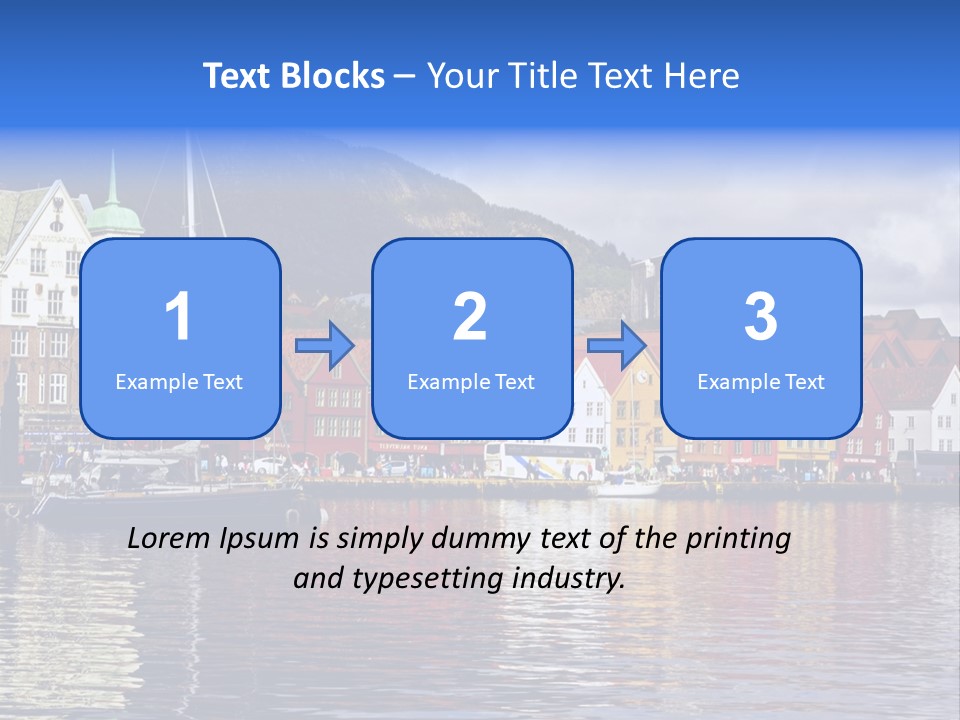 Norway Hills Landscape PowerPoint Template