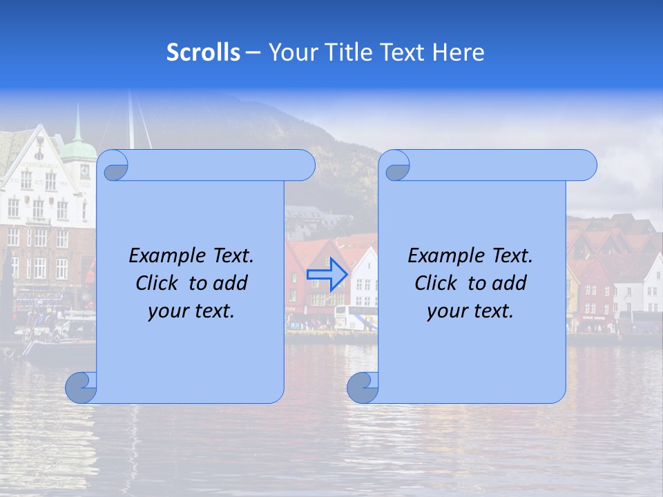 Norway Hills Landscape PowerPoint Template