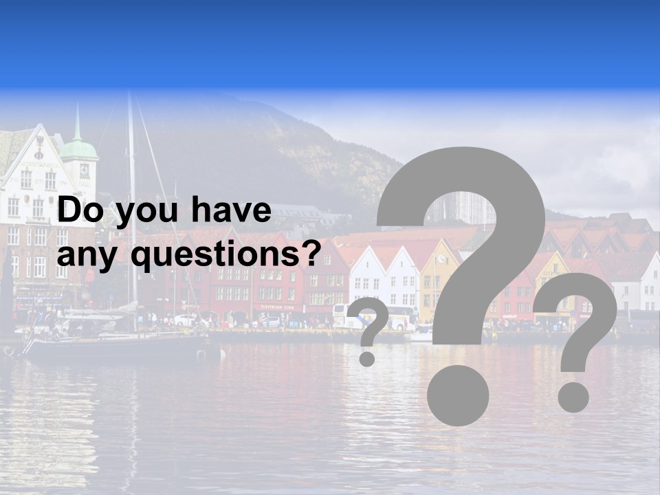 Norway Hills Landscape PowerPoint Template