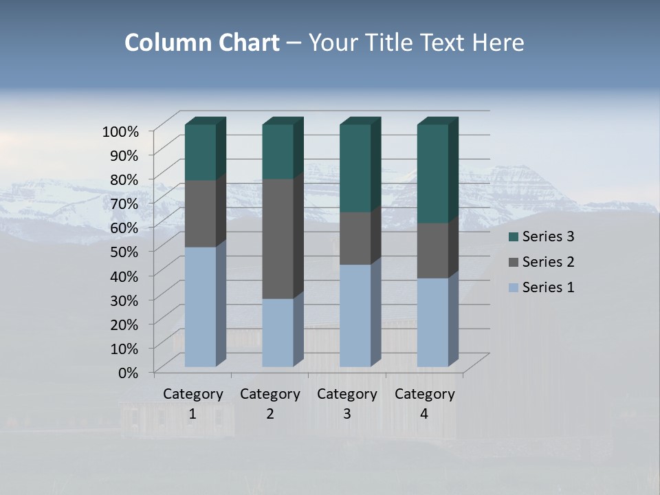 Barn Wood Rural Utah Views PowerPoint Template