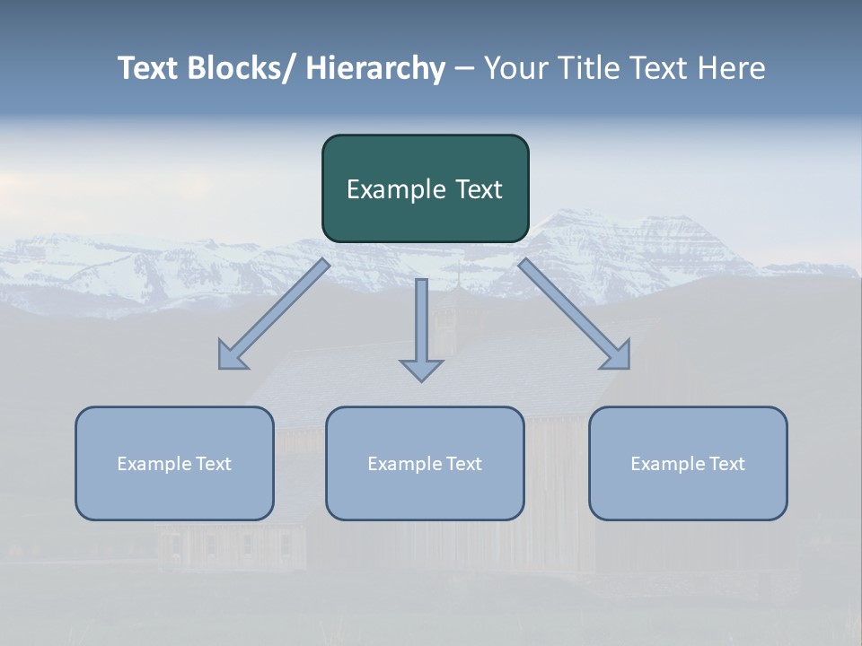 Barn Wood Rural Utah Views PowerPoint Template