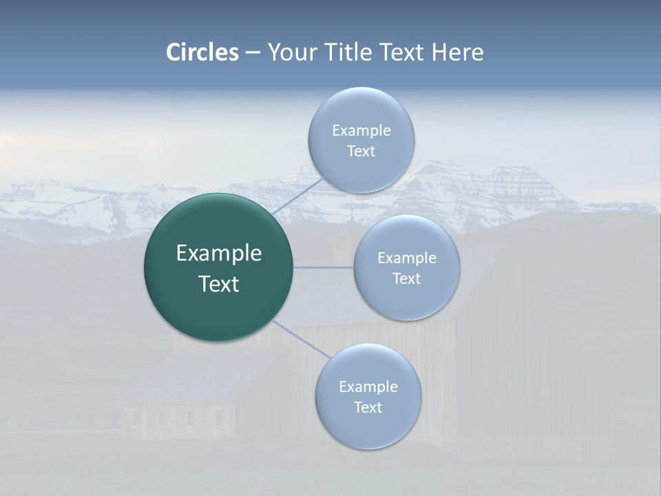 Barn Wood Rural Utah Views PowerPoint Template