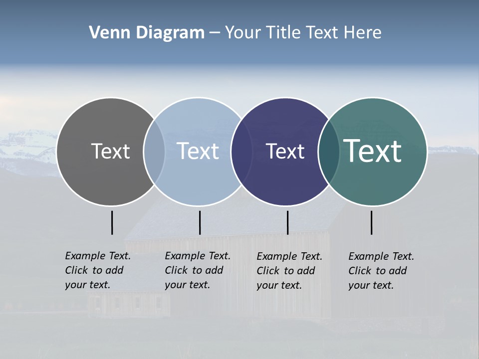 Barn Wood Rural Utah Views PowerPoint Template