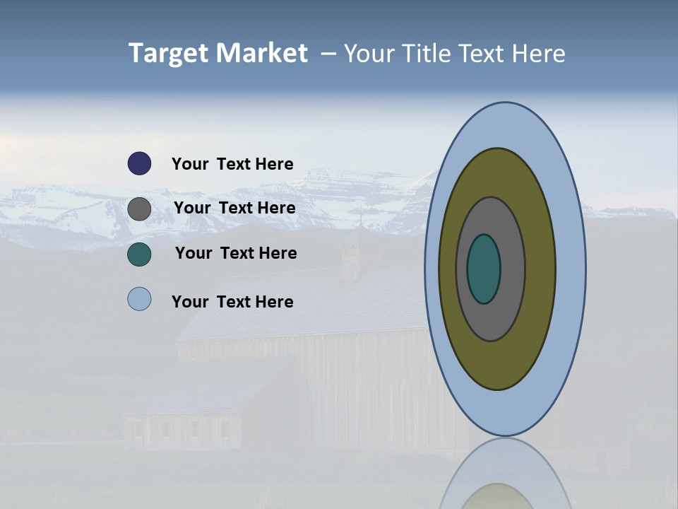 Barn Wood Rural Utah Views PowerPoint Template