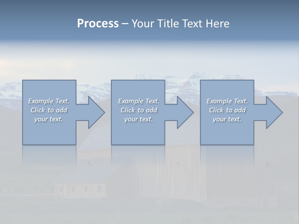 Barn Wood Rural Utah Views PowerPoint Template