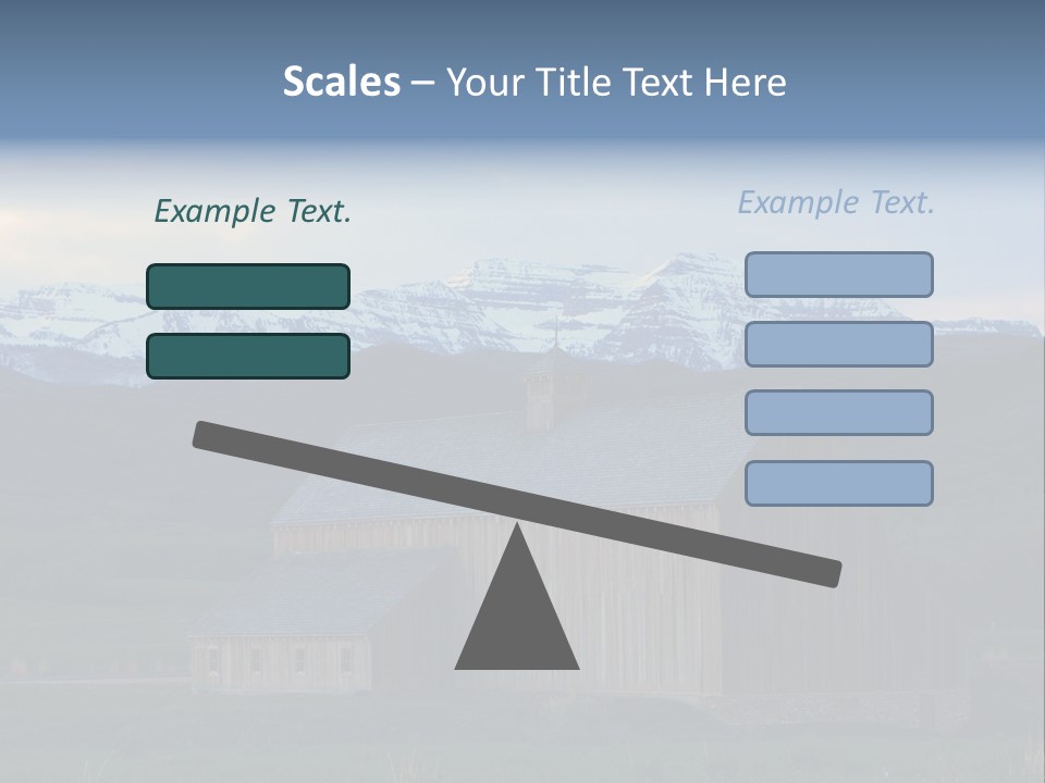 Barn Wood Rural Utah Views PowerPoint Template