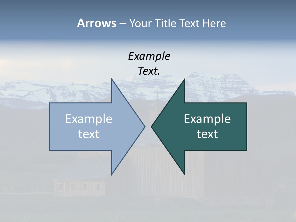 Barn Wood Rural Utah Views PowerPoint Template