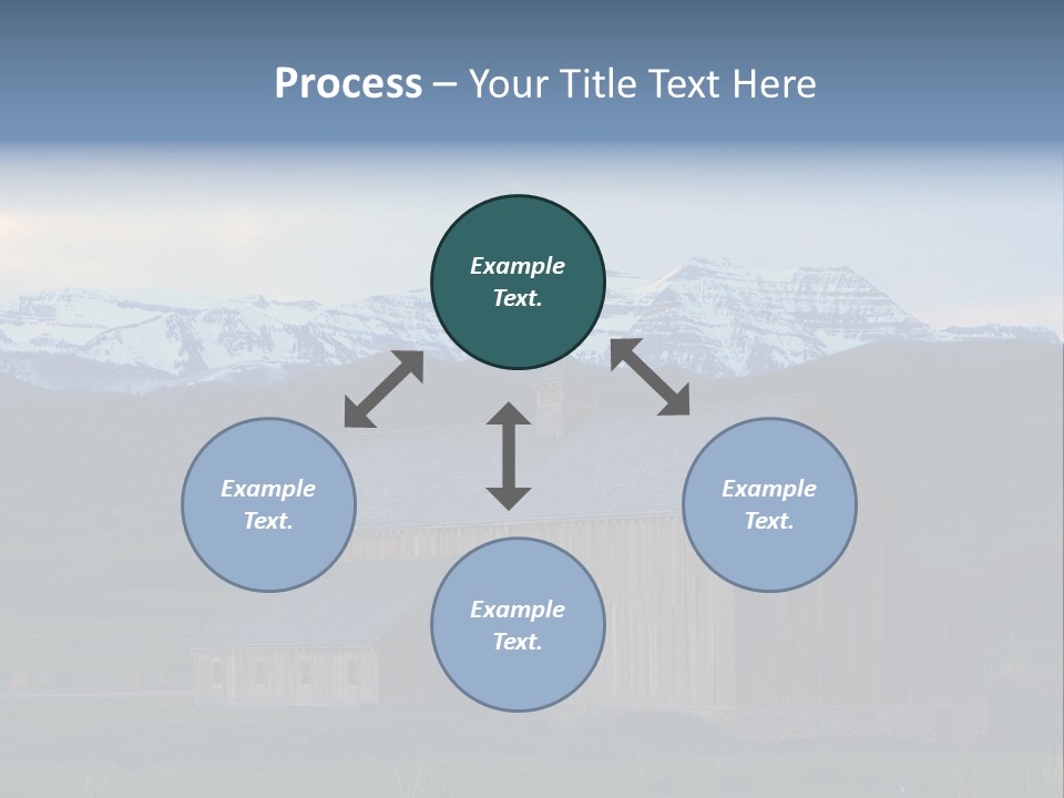 Barn Wood Rural Utah Views PowerPoint Template