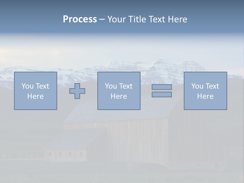 Barn Wood Rural Utah Views PowerPoint Template