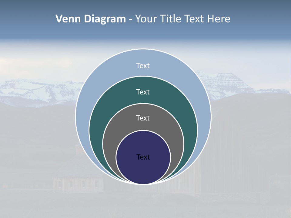 Barn Wood Rural Utah Views PowerPoint Template