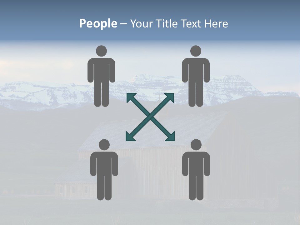 Barn Wood Rural Utah Views PowerPoint Template