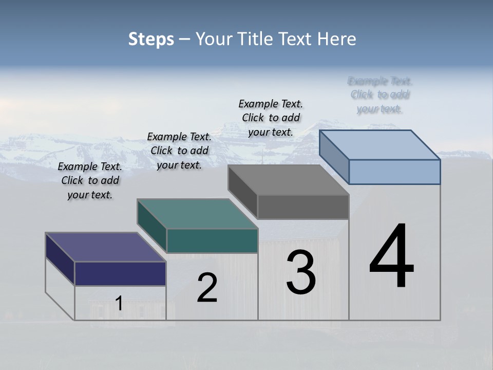 Barn Wood Rural Utah Views PowerPoint Template
