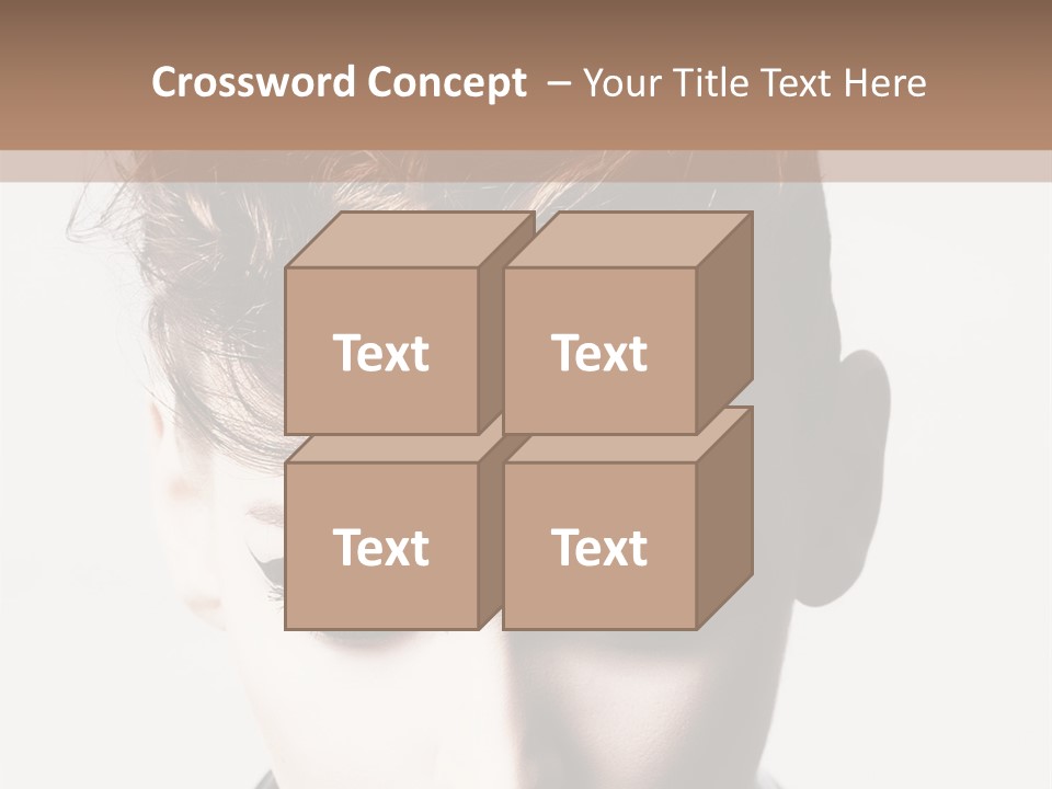 Head Style Hair PowerPoint Template