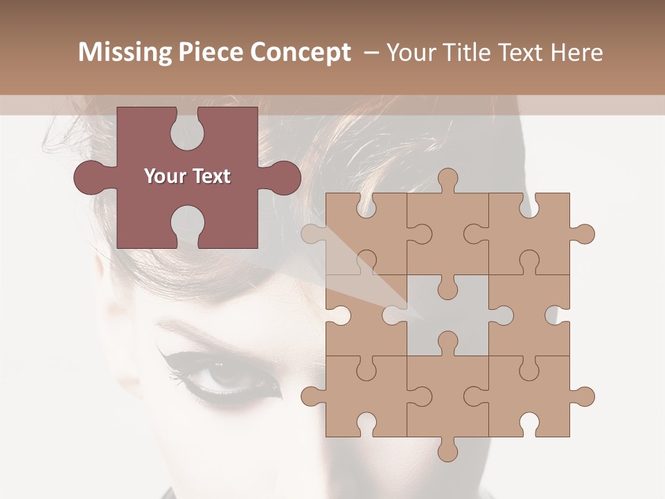 Head Style Hair PowerPoint Template