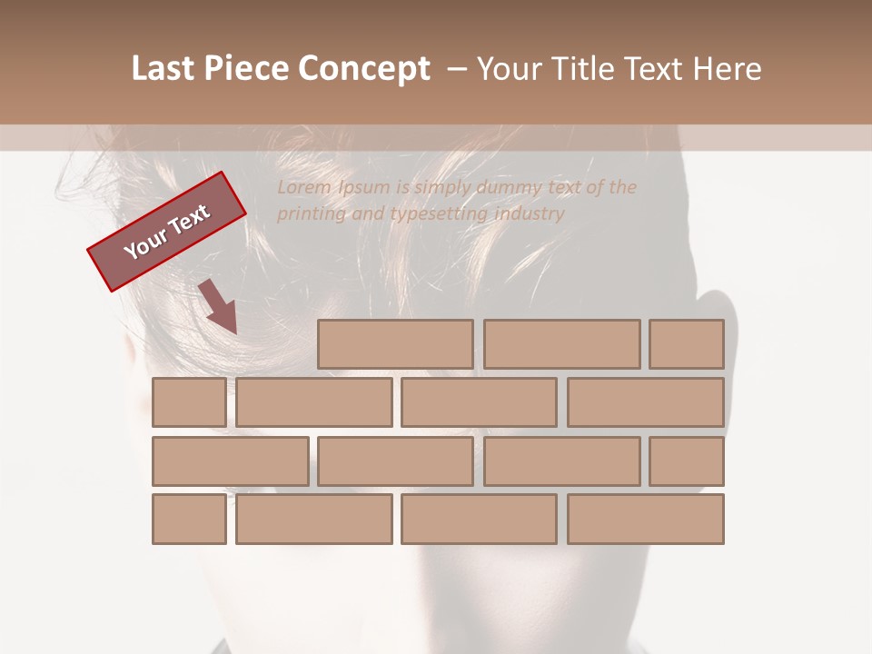 Head Style Hair PowerPoint Template