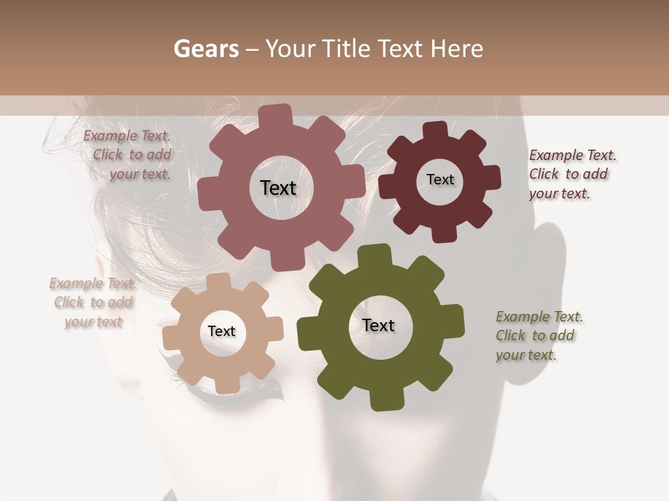 Head Style Hair PowerPoint Template