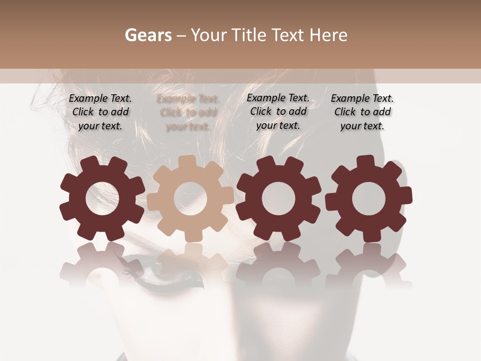 Head Style Hair PowerPoint Template