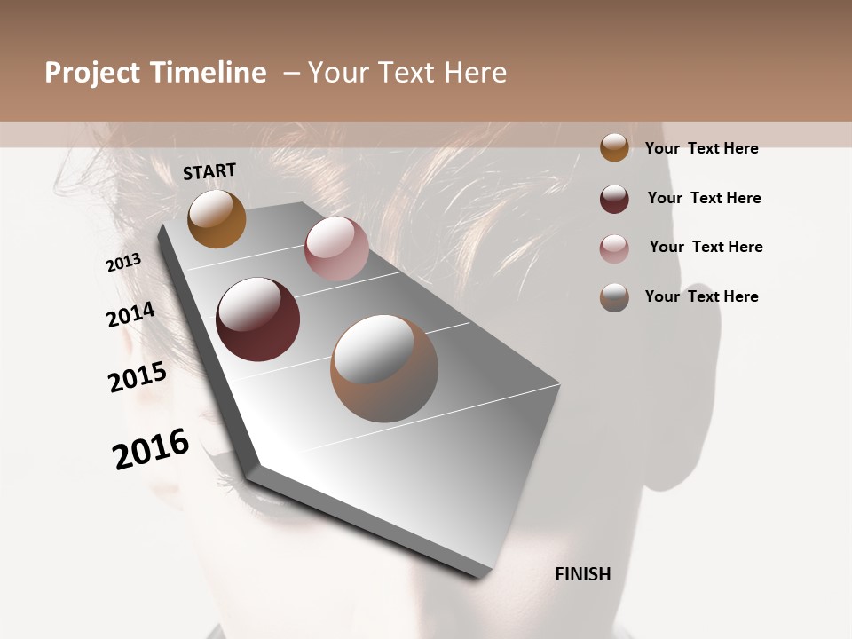 Head Style Hair PowerPoint Template