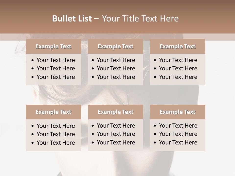 Head Style Hair PowerPoint Template