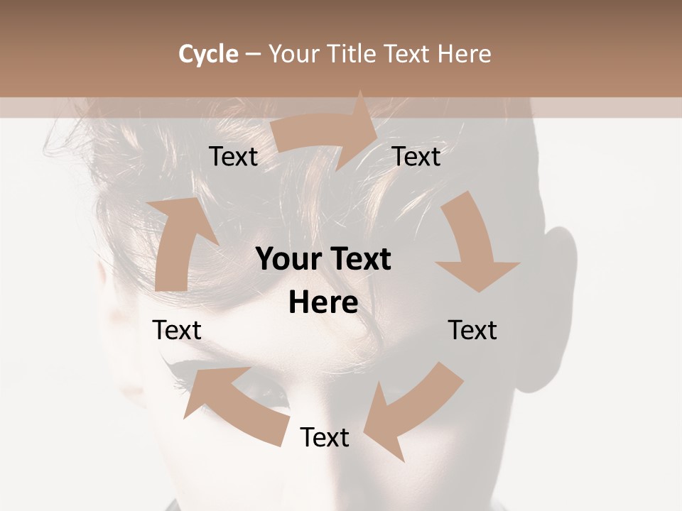 Head Style Hair PowerPoint Template