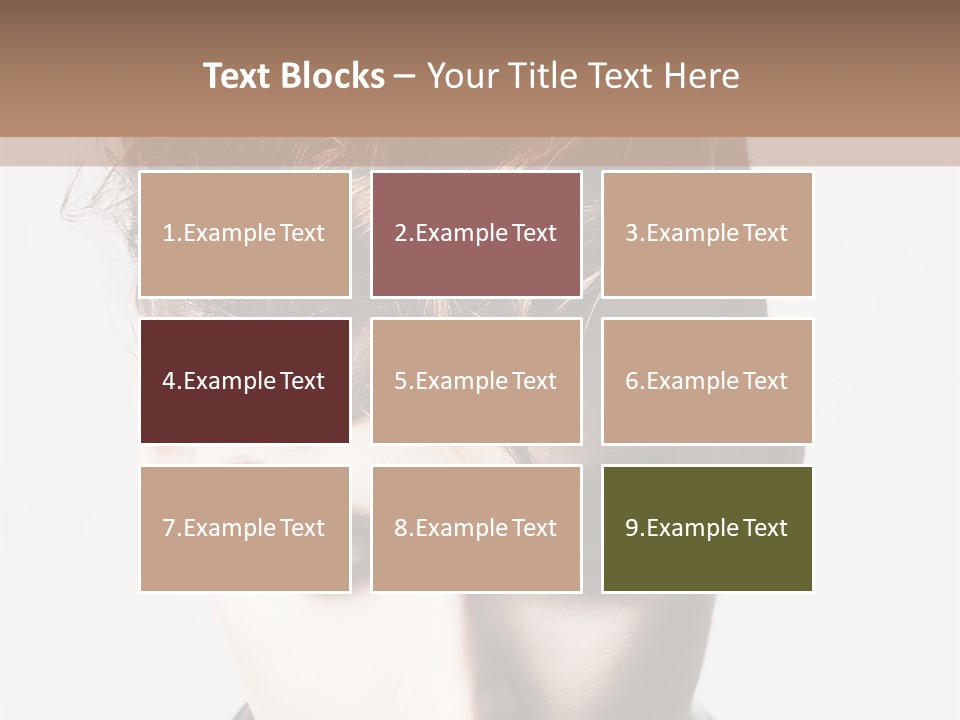 Head Style Hair PowerPoint Template