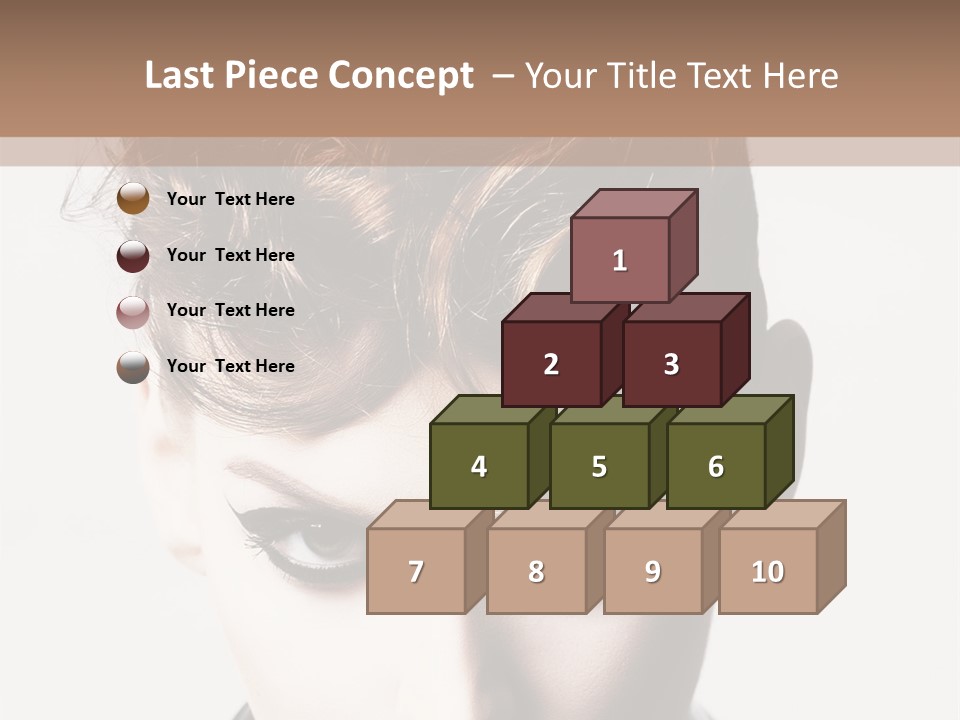 Head Style Hair PowerPoint Template