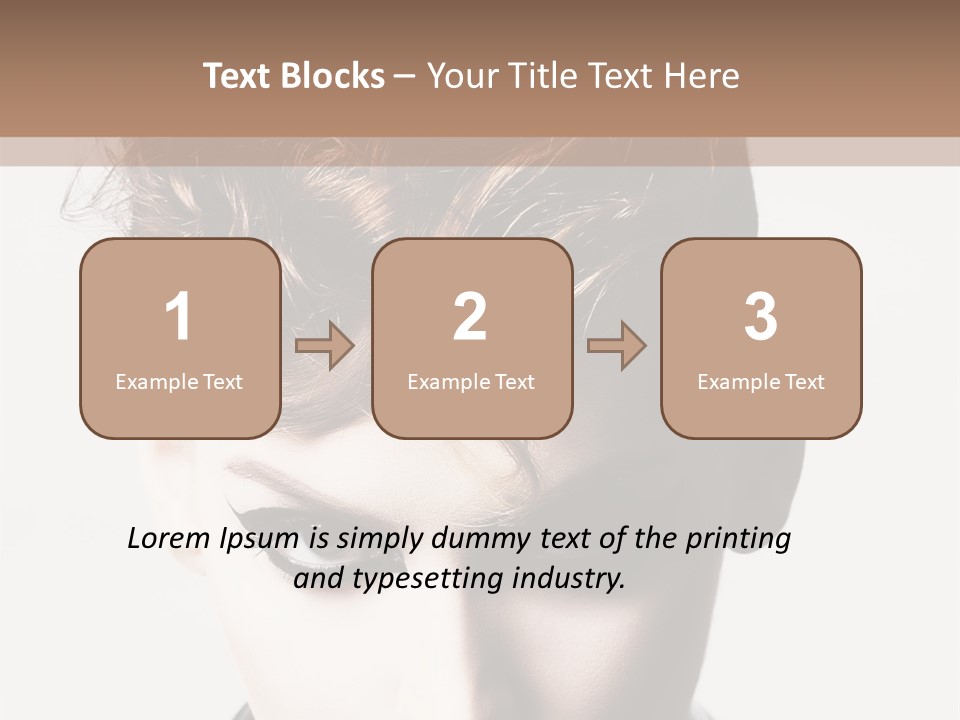 Head Style Hair PowerPoint Template