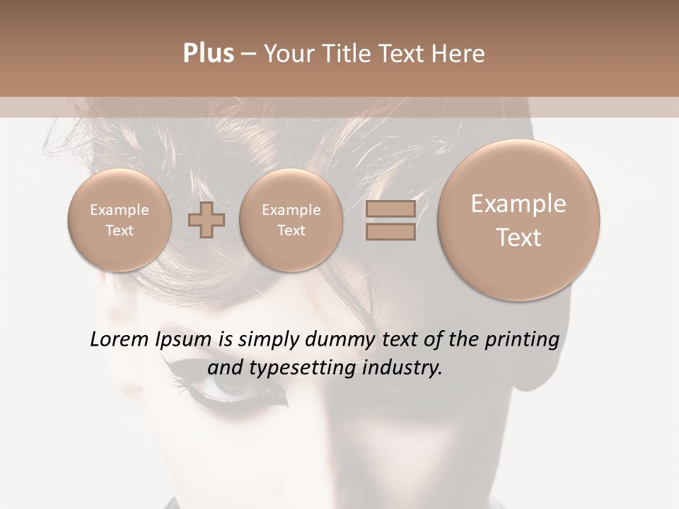 Head Style Hair PowerPoint Template