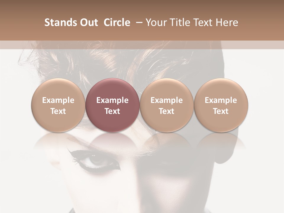 Head Style Hair PowerPoint Template