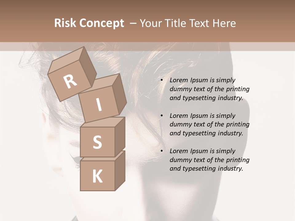 Head Style Hair PowerPoint Template