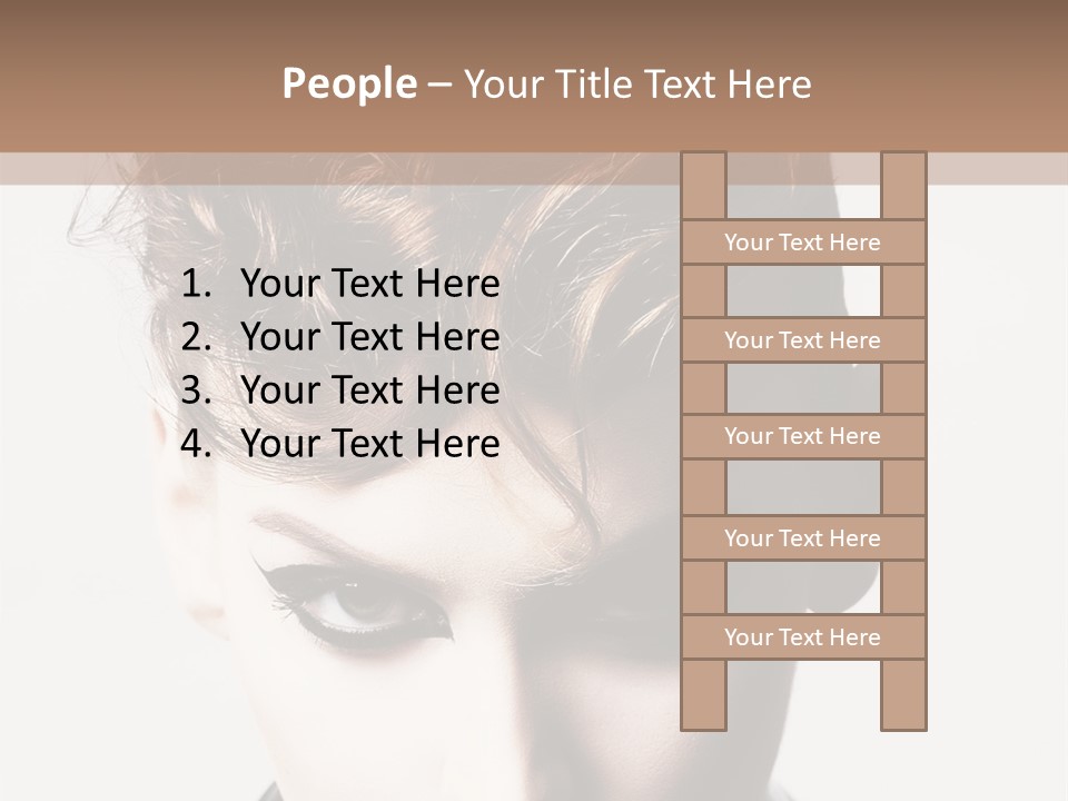 Head Style Hair PowerPoint Template