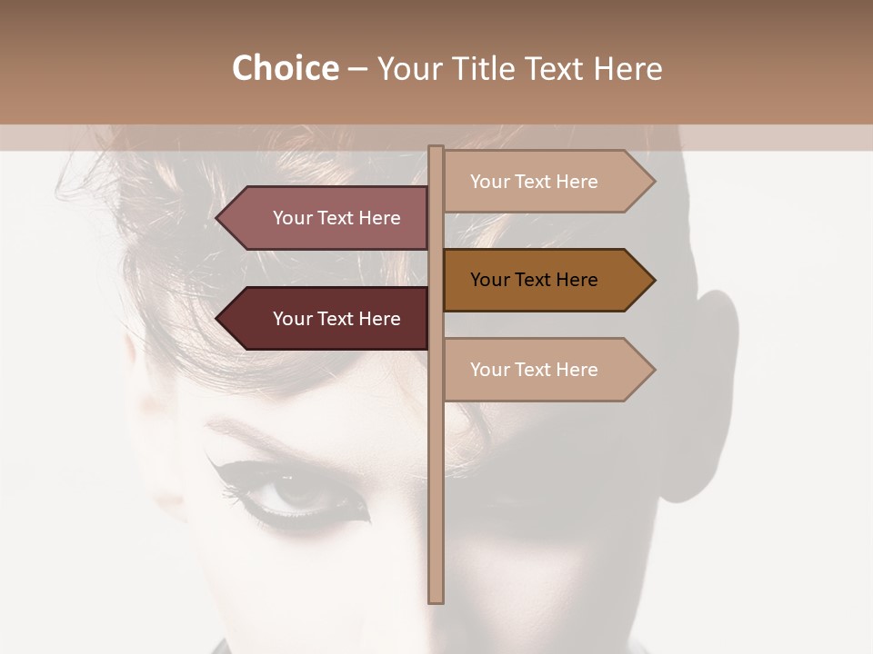 Head Style Hair PowerPoint Template
