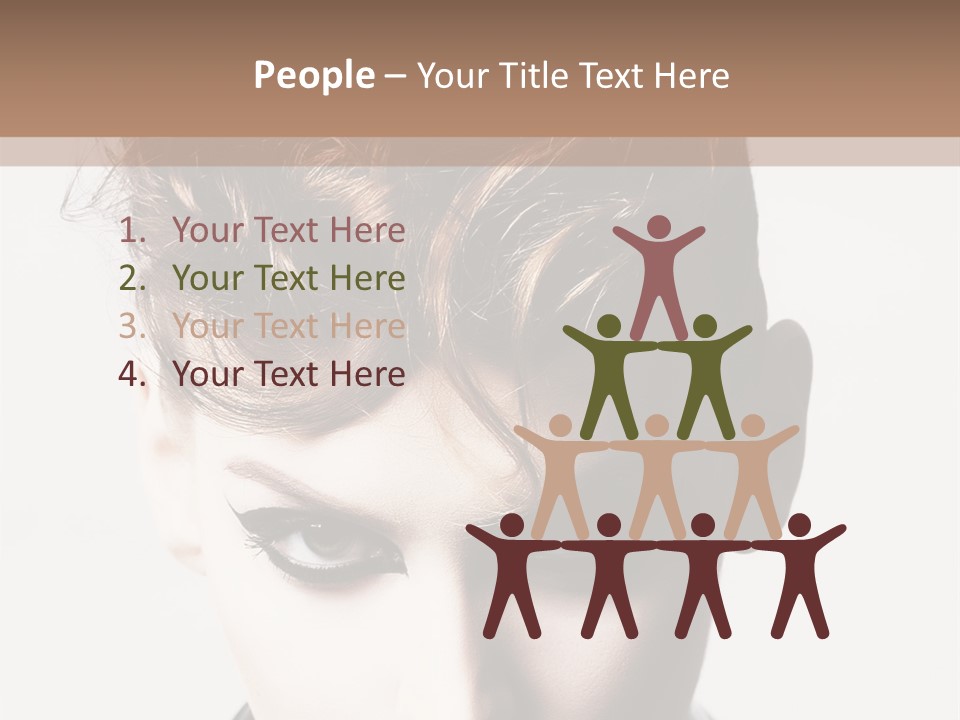 Head Style Hair PowerPoint Template