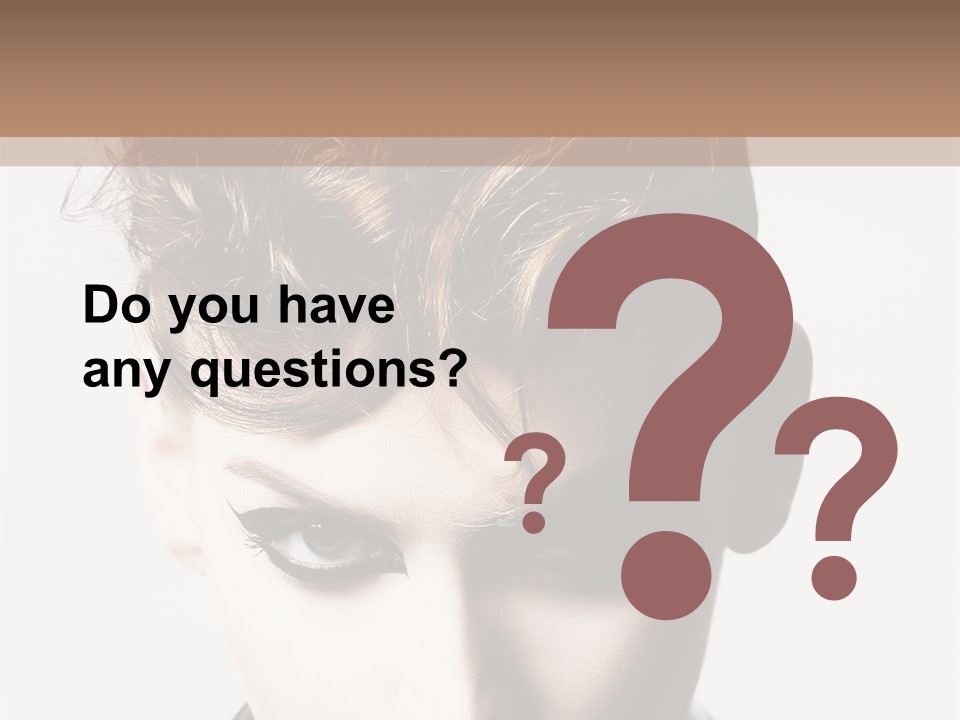 Head Style Hair PowerPoint Template